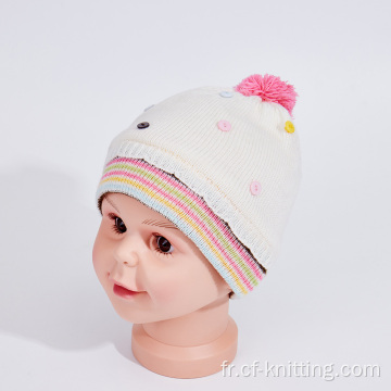 Chapeau en tricot de haute qualité pour les filles